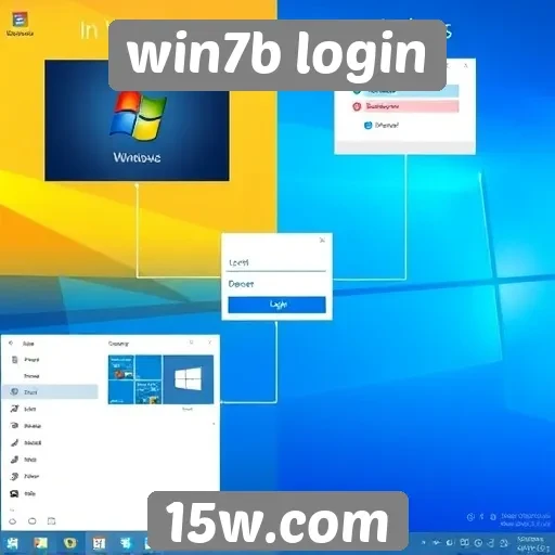 Evolução do design do win7b login ao longo do tempo